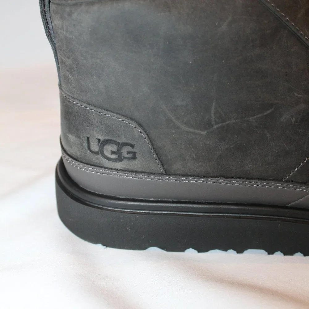 NIB UGG MEN'S‎ SUEDE SHEARLING LINED WATERPROOF NEUMEL CHUKKA ANKLE WINTER BOOTS